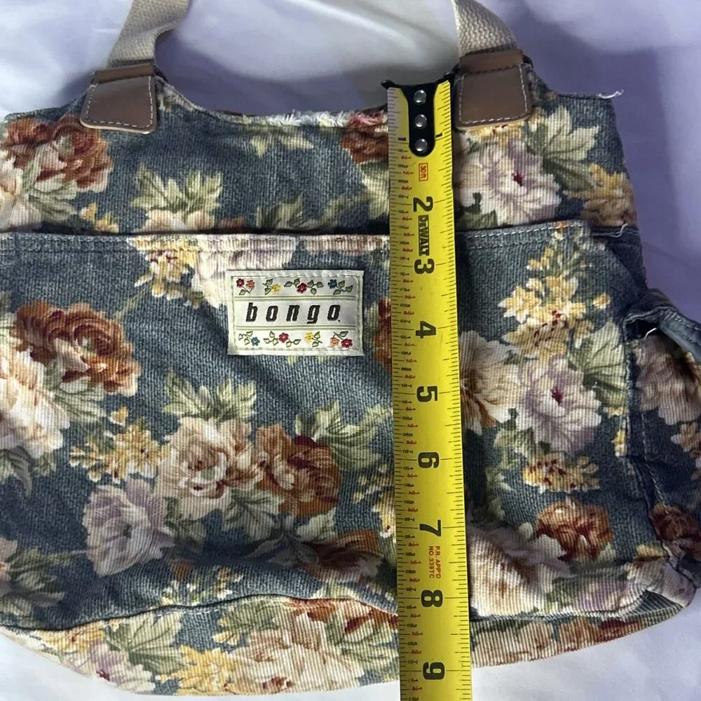 Vintage 90s Y2k Floral Purse Cottage Core Grunge Rose Pattern Soft Squishy Purse
